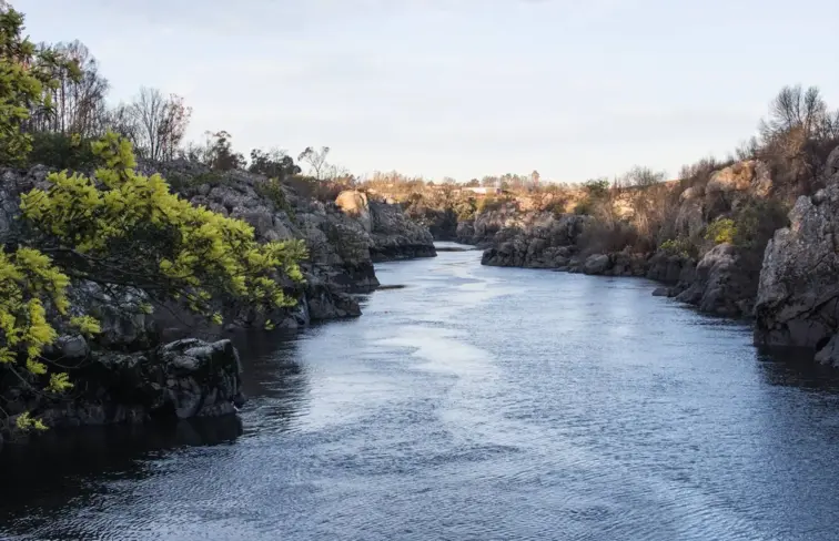Vista panorâmica do rio minho